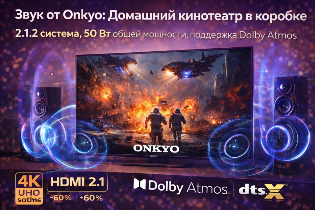 Звук от Onkyo - Домашний кинотеатр в коробке