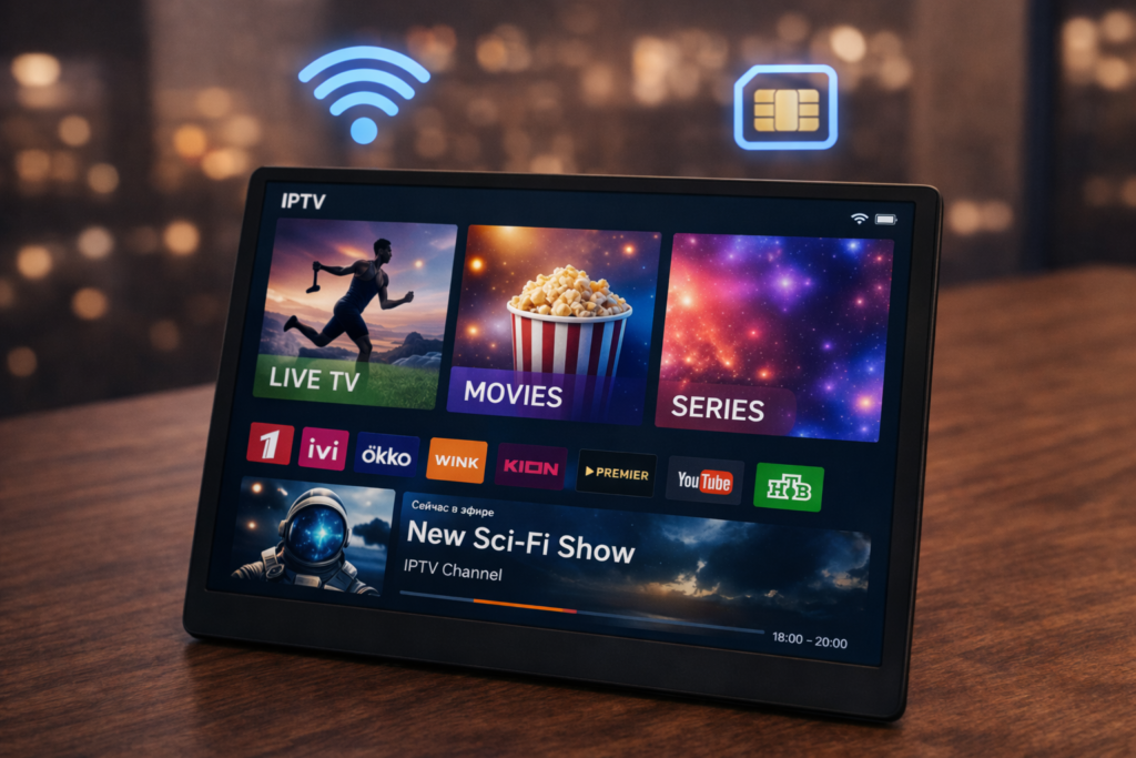 Мобильное IPTV и планшет