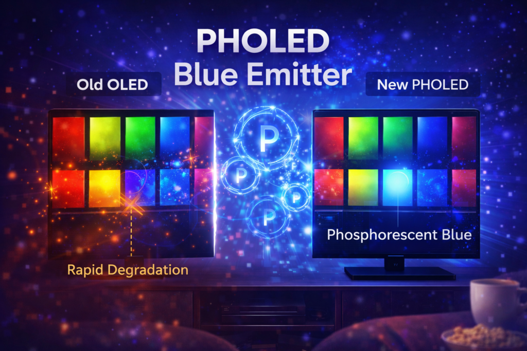 Сравнение OLED и PHOLED