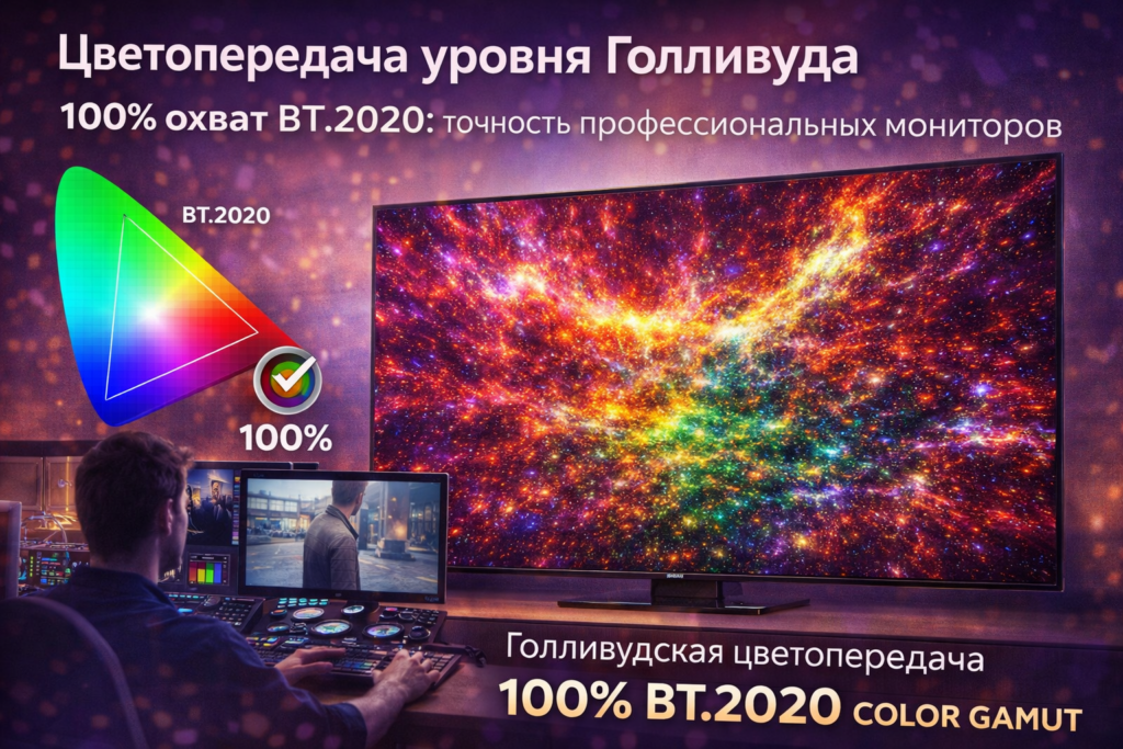 BT.2020 - цветопередача уровня Голливуда