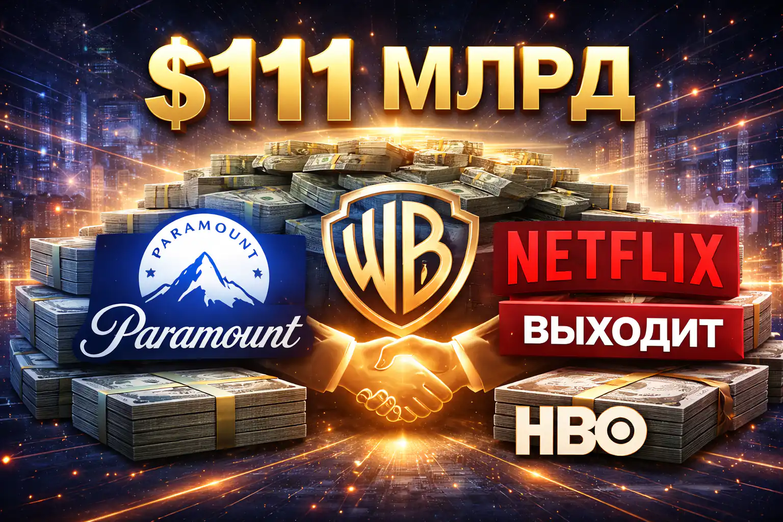 Paramount покупает Warner