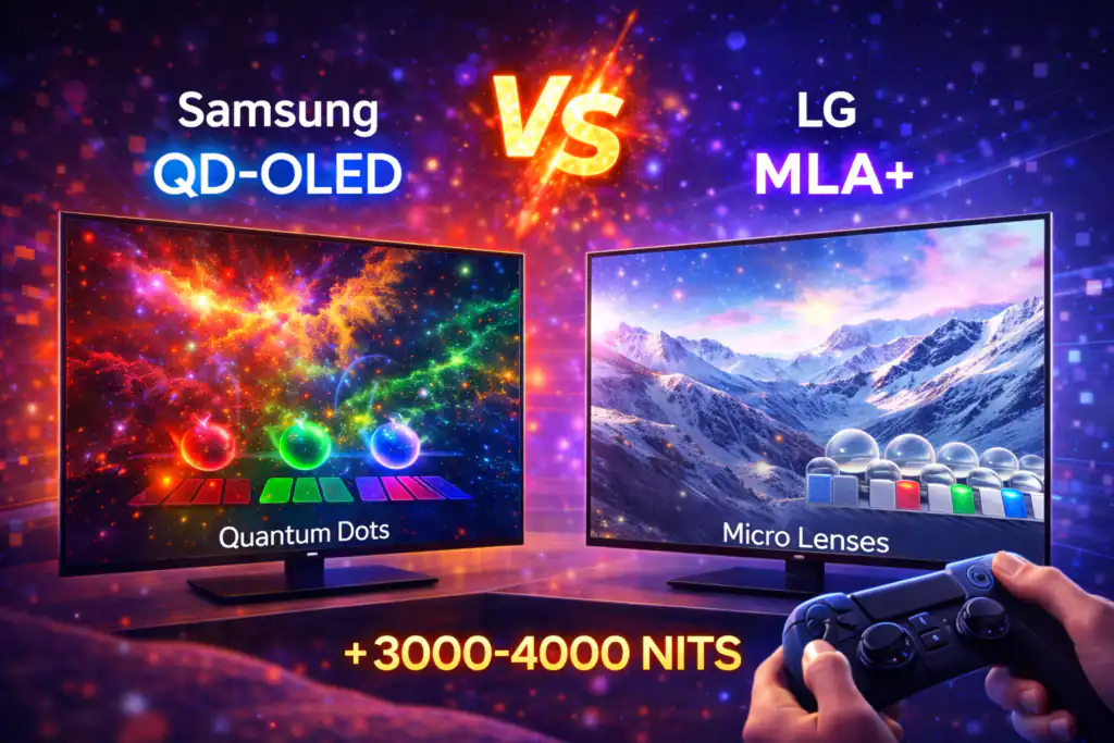 Samsung QD-OLED vs LG MLA+