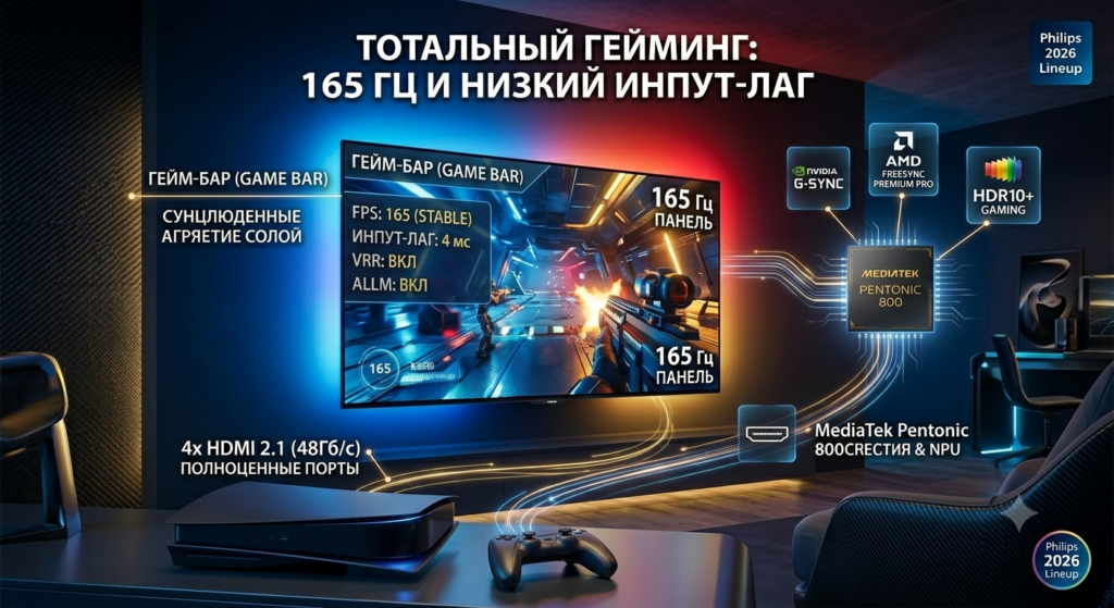 Тотальный гейминг: 165 Гц и низкий инпут-лаг