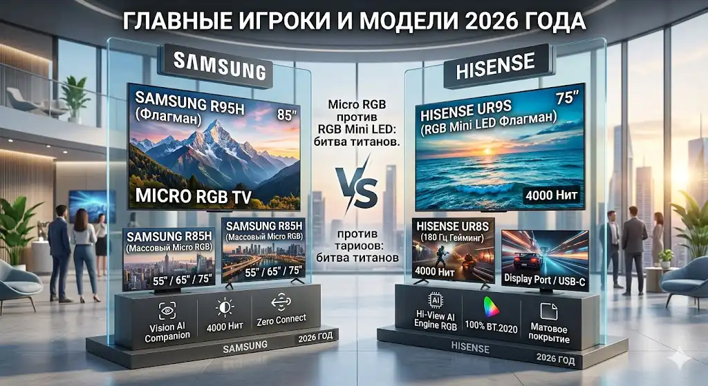 Главные игроки и модели 2026 года